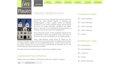 Desktop Screenshot of immobilienmarkt-plauen.de